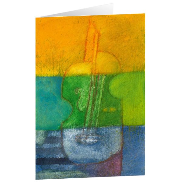 Produktbild - Kunstkarten "Violine" 5 Stk.