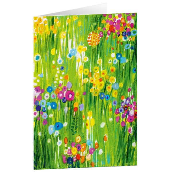 Produktbild - Kunstkarten "Blütenwiese" 5 Stk.