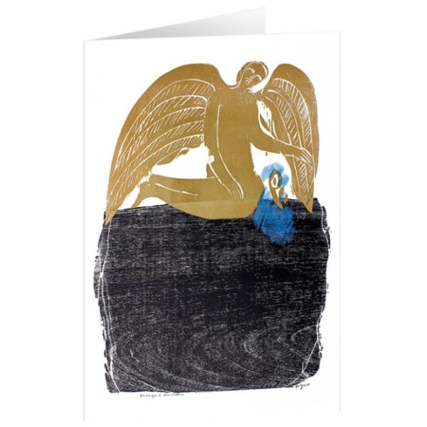 Produktbild - Kunstkarten "Umsorgender Engel" 5 Stk.