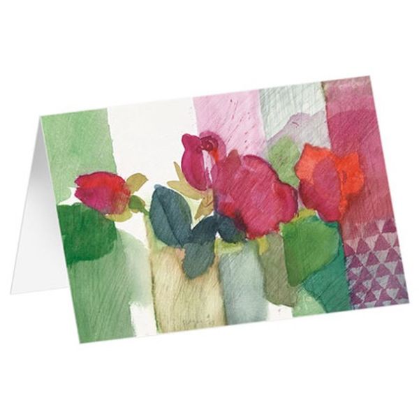 Produktbild - Kunstkarten "Rosengruß" 5 Stk.
