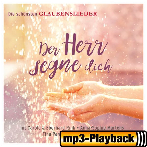 Produktbild - Der Herr segne dich (Playback ohne Backings)