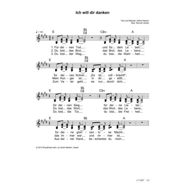 Produktbild - Ich will dir danken