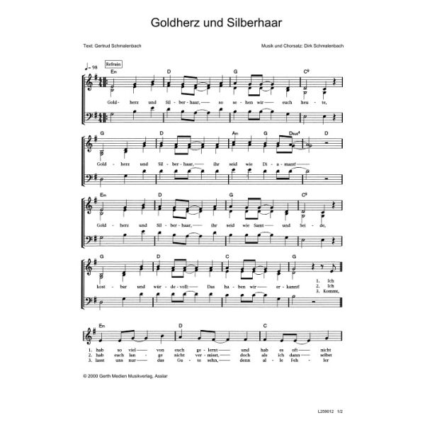 Produktbild - Goldherz und Silberhaar