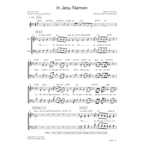 Produktbild - In Jesu Name / In Jesus Namen