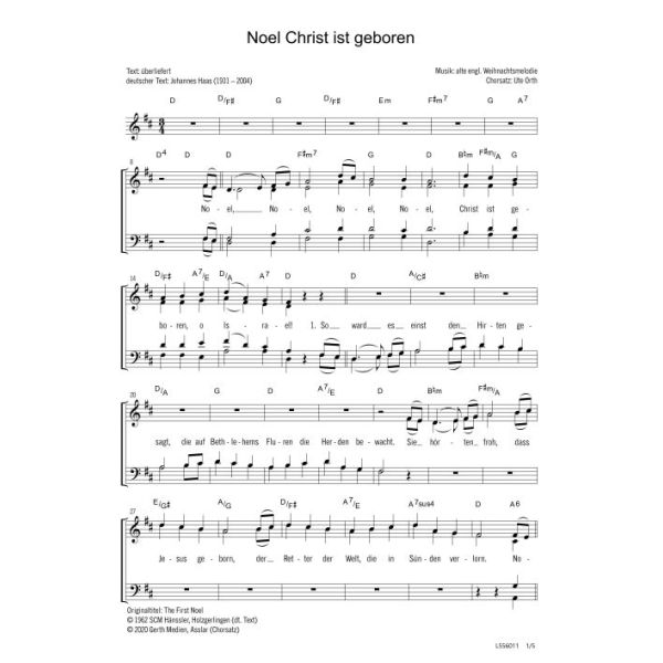 Produktbild - Noel Christ ist geboren / The First Noel
