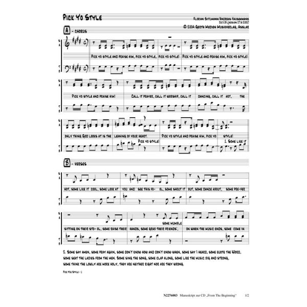 Produktbild des Artikels Pick Yo Style (Noten - Download)