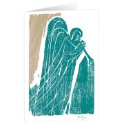 Produktbild des Artikels Schreibwaren, Kunstkarten "Engel mit Posaune" 5 Stk.