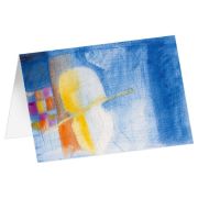 Produktbild des Artikels Schreibwaren, Kunstkarten "Gelbes Streichinstrument" 5 Stk.