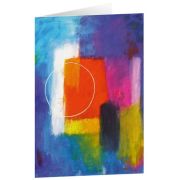 Produktbild des Artikels Schreibwaren, Kunstkarten "Rotes Quadrat" 5 Stk.