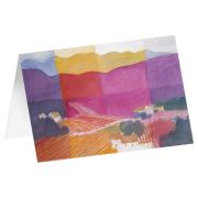 Produktbild des Artikels Schreibwaren, Kunstkarten "Berge im Abendrot" 6 Stk.