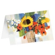 Produktbild des Artikels Schreibwaren, Kunstkarten "Sommerstrauß" 5 Stk.