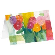 Produktbild des Artikels Schreibwaren, Kunstkarten "Bunter Strauß" 5 Stk.