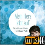 Produktbild des Artikels MP3-Track - Download, Mein Herz lebt auf - Die schoensten Lieder von Danny Plett