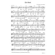 Produktbild des Artikels Noten - Download, Ein Wort