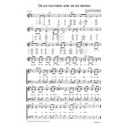 Produktbild des Artikels Noten - Download, Ob wir nun leben oder ob wir sterben