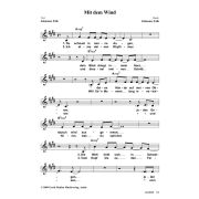 Produktbild des Artikels Noten - Download, Mit dem Wind