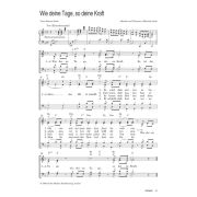 Produktbild des Artikels Noten - Download, Wie deine Tage, so deine Kraft