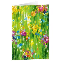Produktbild - Kunstkarten "Blütenwiese" 5 Stk.