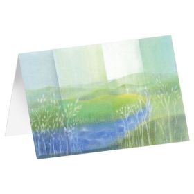 Produktbild des Artikels Schreibwaren Kunstkarten "Frisches Wasser" 5 Stk.