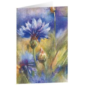 Produktbild des Artikels Schreibwaren Kunstkarten "Kornblumen" 6 Stk.