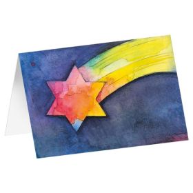 Produktbild des Artikels Schreibwaren Kunstkarten "Stern in dunkler Nacht" 6 Stk.