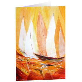 Produktbild des Artikels Schreibwaren Kunstkarten "Kleiner Lichtsegler-Rhythmus" 5 Stk.