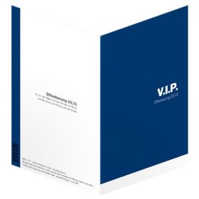 Faltkarte "V.I.P." - 5er Serie