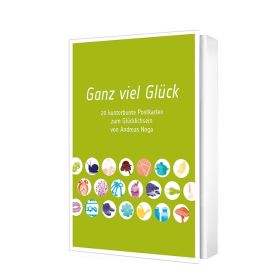 Produktbild des Artikels Schreibwaren - Kartoniert Postkartenbuch "Ganz viel Glück