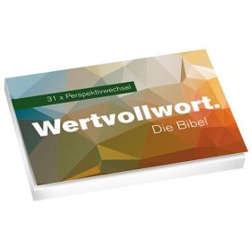 Produktbild des Artikels Schreibwaren Wertvollwort. Die Bibel - 31x Perspektivwechsel