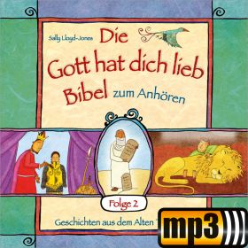 Produktbild des Artikels MP3-Hörbuch - Download Die Gott hat dich lieb Bibel zum Anhören (2) [MP3-Hörbuch]