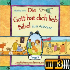 Produktbild des Artikels MP3-Hörbuch - Download Die Gott hat dich lieb Bibel zum Anhören (3) [MP3-Hörbuch]