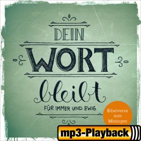 Denn es sollen wohl Berge weichen (Playback ohne Backings)