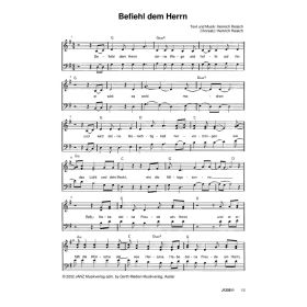 Produktbild des Artikels Noten - Download Befiehl dem Herrn