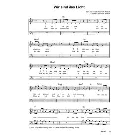 Produktbild des Artikels Noten - Download Wir sind das Licht