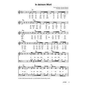 Produktbild des Artikels Noten - Download In deinem Wort
