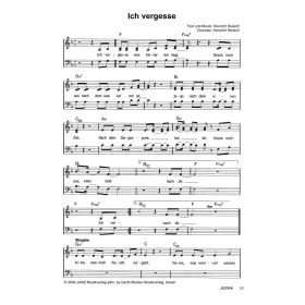Produktbild des Artikels Noten - Download Ich vergesse