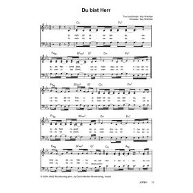 Produktbild des Artikels Noten - Download Du bist Herr