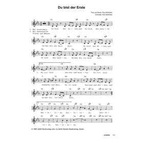 Produktbild des Artikels Noten - Download Du bist der Erste