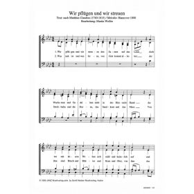 Produktbild des Artikels Noten - Download Wir pflügen und wir streuen