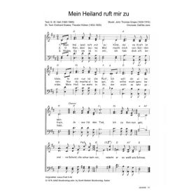 Produktbild des Artikels Noten - Download Mein Heiland ruft mir zu / Jesus Paid It All