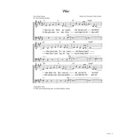 Produktbild des Artikels Noten - Download Wer / Who