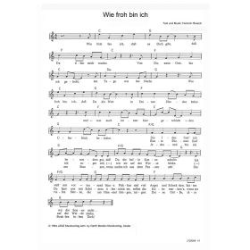 Produktbild des Artikels Noten - Download Wie froh bin ich