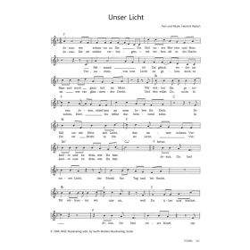 Produktbild des Artikels Noten - Download Unser Licht