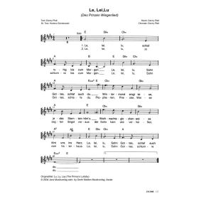 Produktbild des Artikels Noten - Download Le, Lei, Lu (Des Prinzen Wiegenlied) / Lu, Ly, Lay (The Prince's Lullaby)