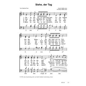 Produktbild des Artikels Noten - Download Siehe, der Tag