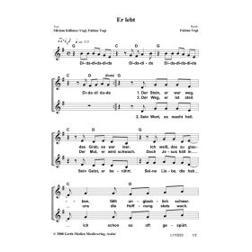 Produktbild des Artikels Noten - Download Er lebt