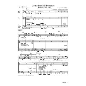 Produktbild des Artikels Noten - Download Come Into His Presence