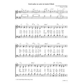 Produktbild des Artikels Noten - Download Gott nahe zu sein ist mein Glück