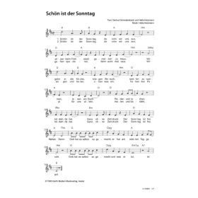 Produktbild des Artikels Noten - Download Schön ist der Sonntag