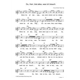 Produktbild des Artikels Noten - Download Du, Herr, bist alles, was ich brauch